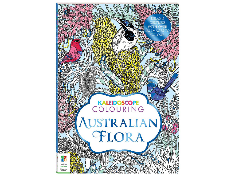 AUSTRALIAN FLORA COLOURING BK