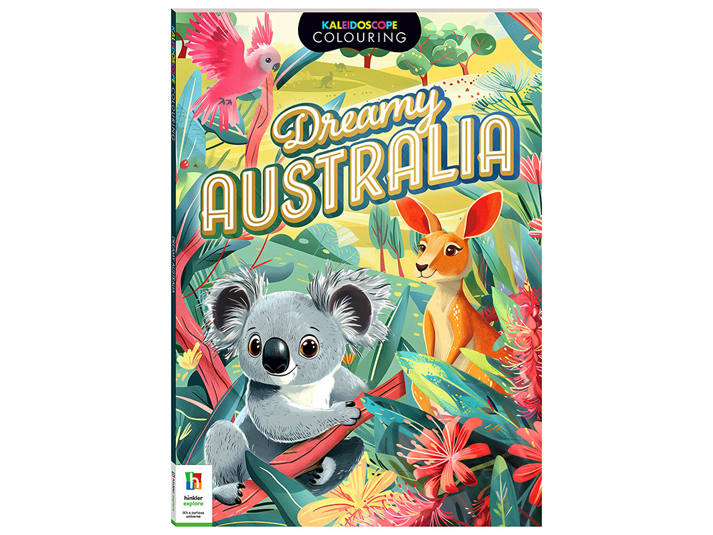 DREAMY AUSTRALIA COLOURING BK