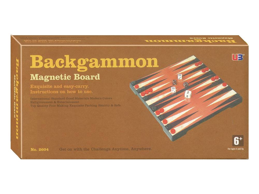 BACKGAMMON, Magnetic 10"