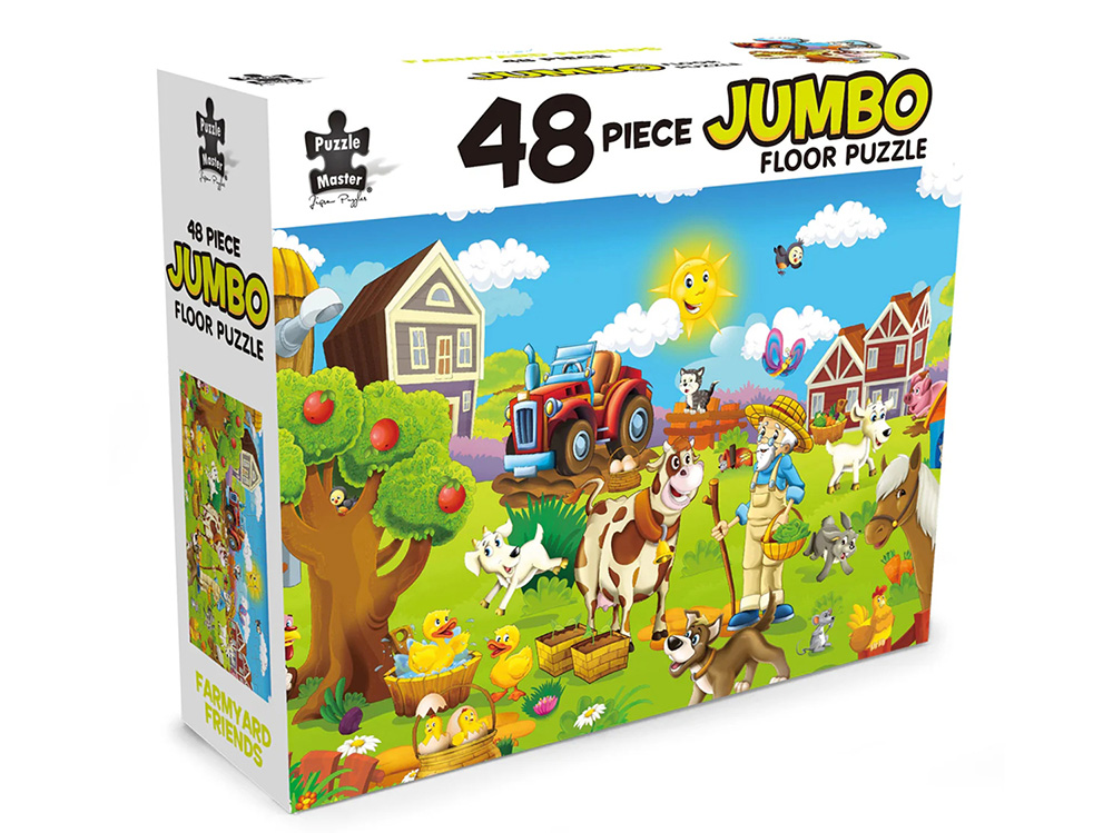 FARMYARD FRIENDS JUMBO FL PUZ