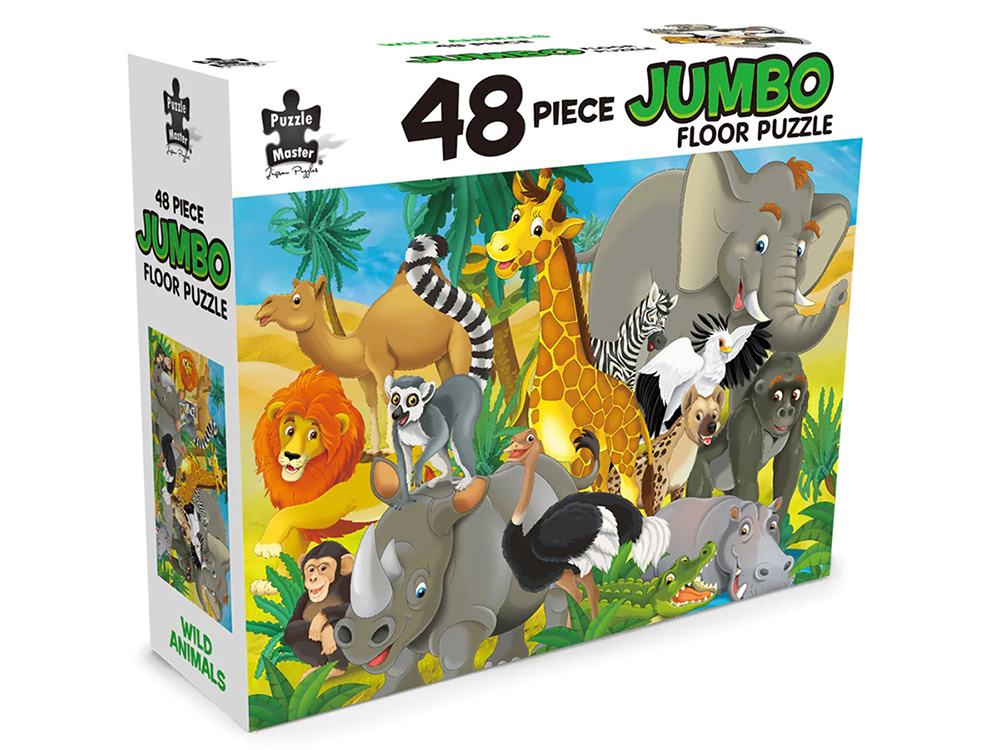 WILD ANIMALS FLOOR PUZZLE