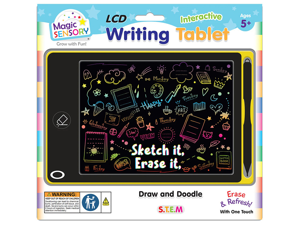 WRITING TABLET LCD YELLOW