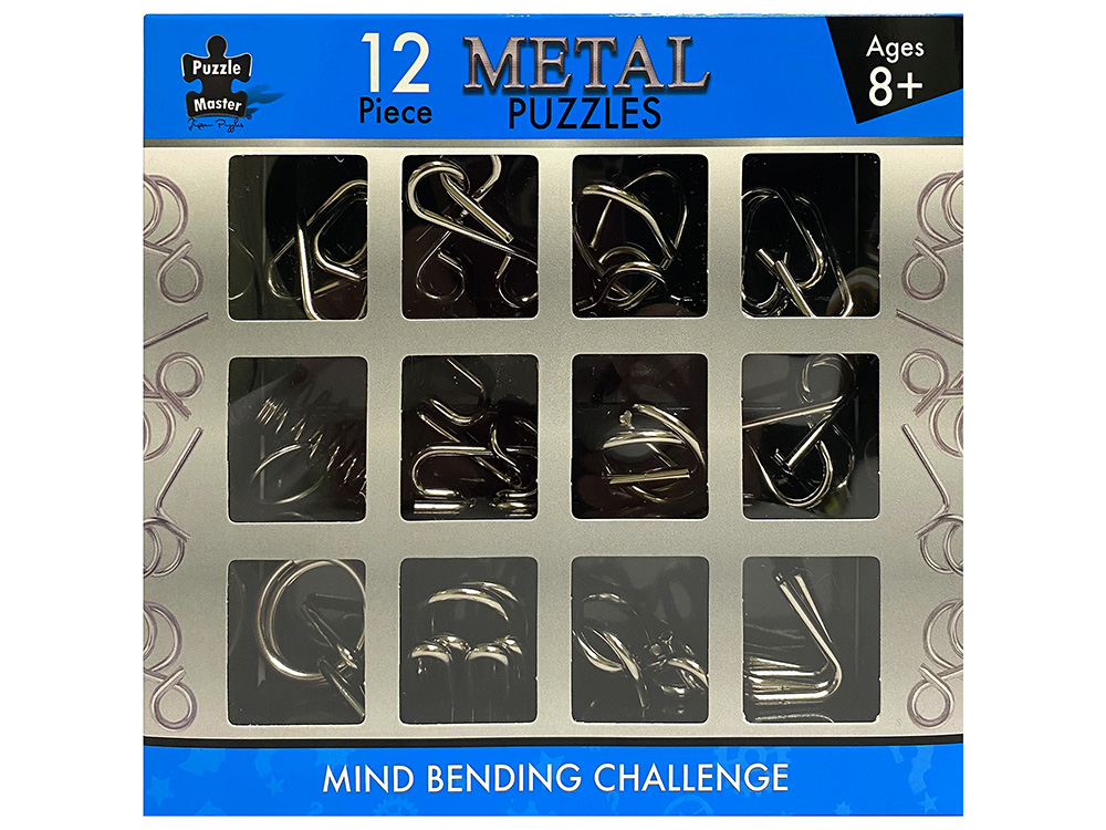 12 METAL PUZZLES
