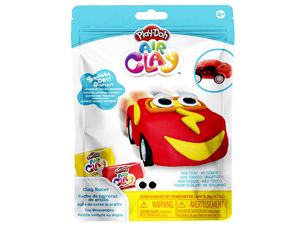 PLAY-DOH AIR CLAY RACER RED