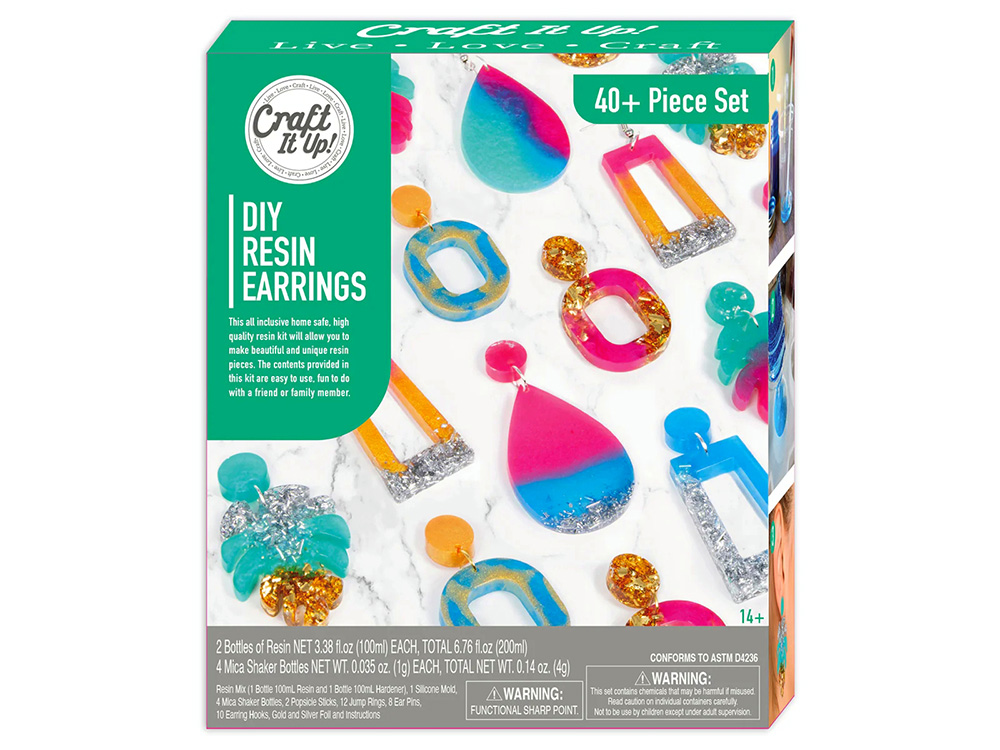 RESIN EARRINGS DIY KIT