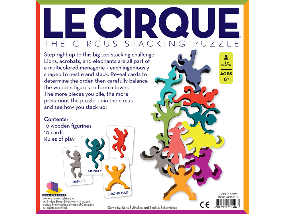 LE CIRQUE Puzzle - Click Image to Close