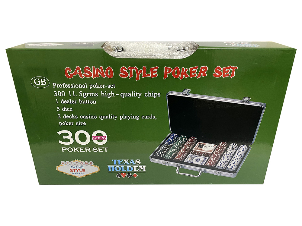 POKER SET CASINO STYLE 300chip