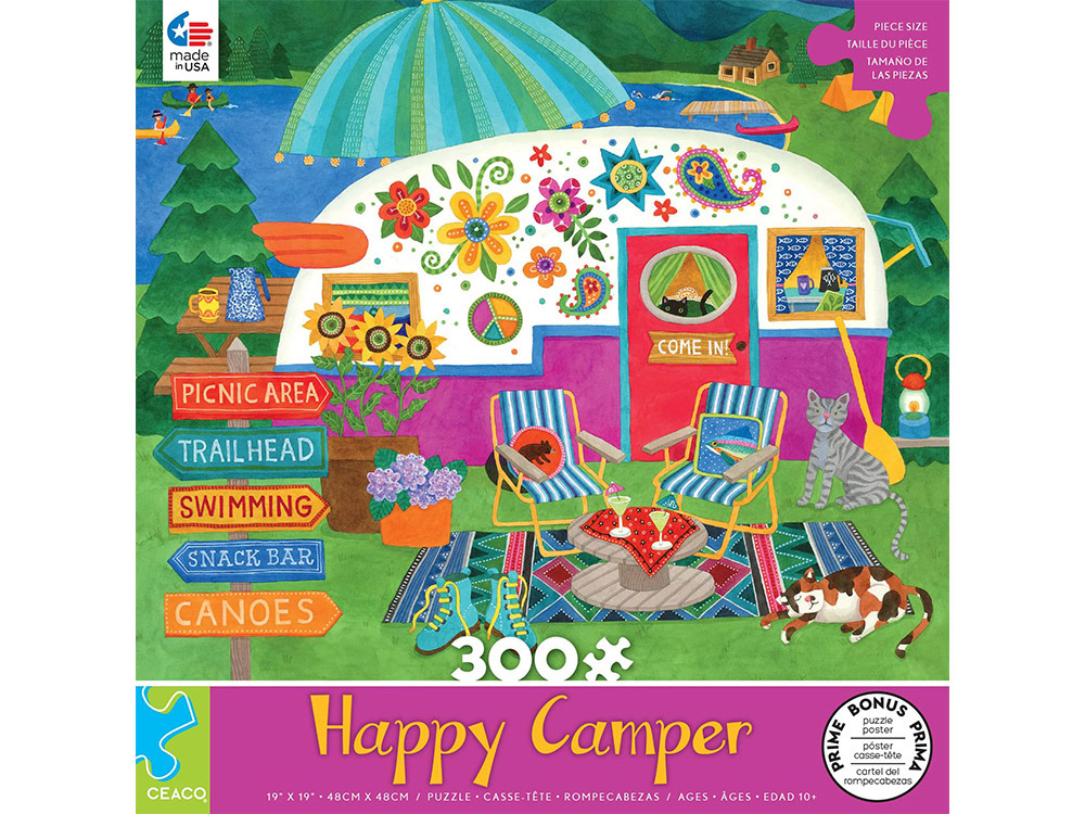 HAPPY CAMPER 300pcXL Asstd - Click Image to Close