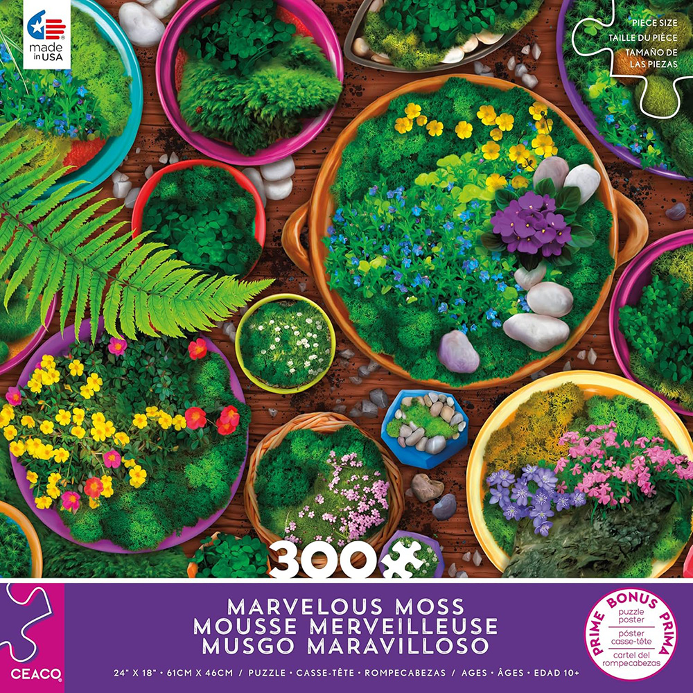 MARVELOUS MOSS POTS 300pcXL