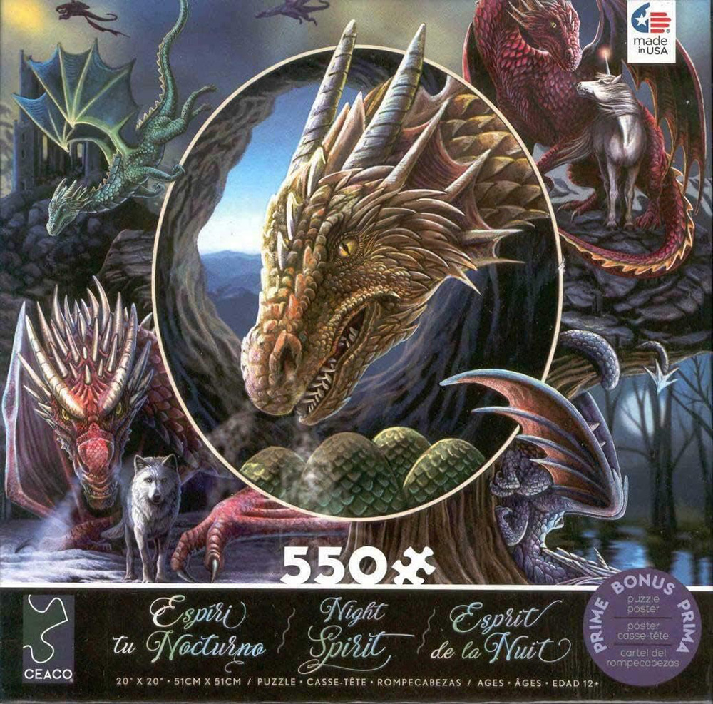 NIGHT SPIRIT DRAGONS 550pc