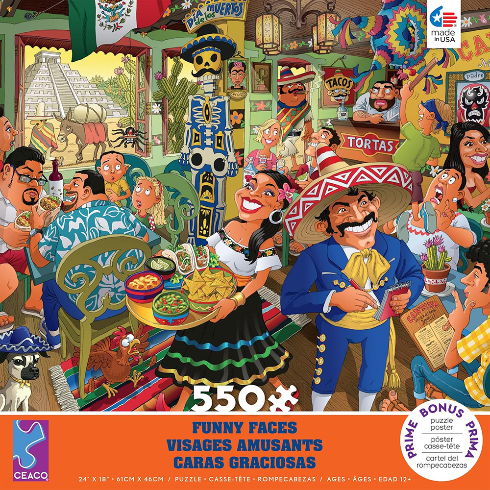 FUNNY FACES MEXICO 550pc