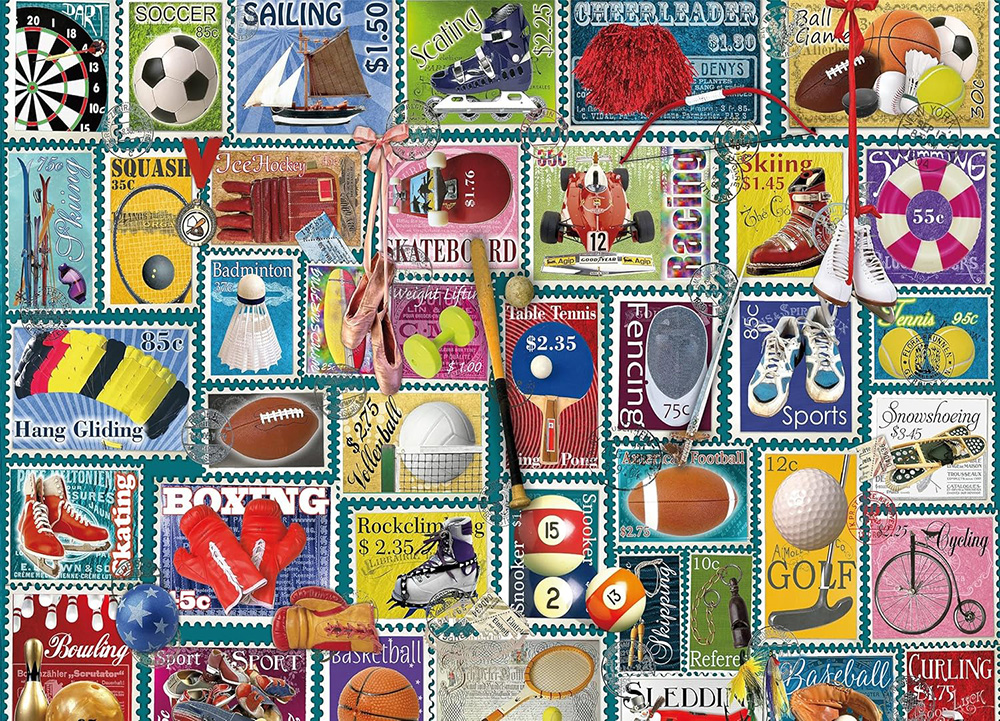 STAMPS SPORTS STAMPS 1000pc