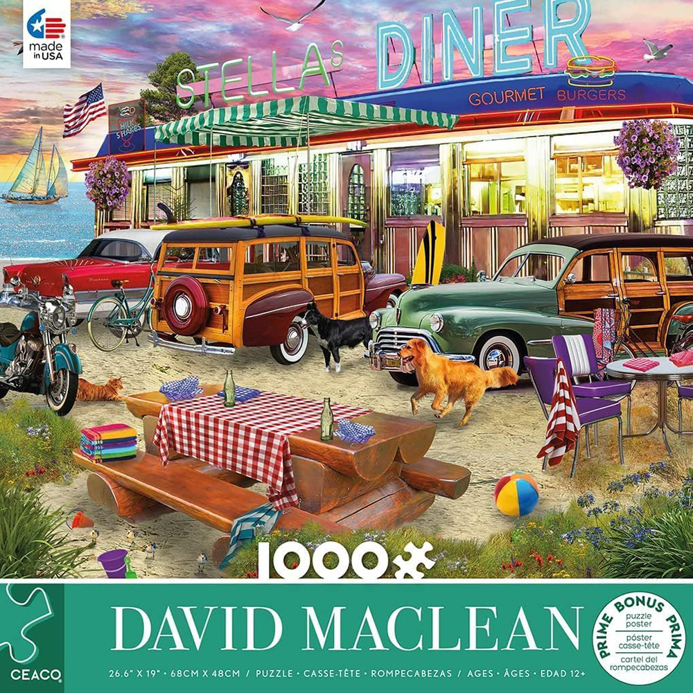 CITIES BEACH DINER 1000pc