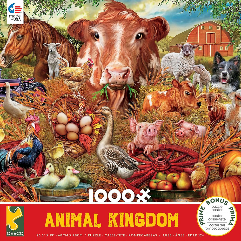 ANIMAL KINGDOM FARMYARD 1000pc