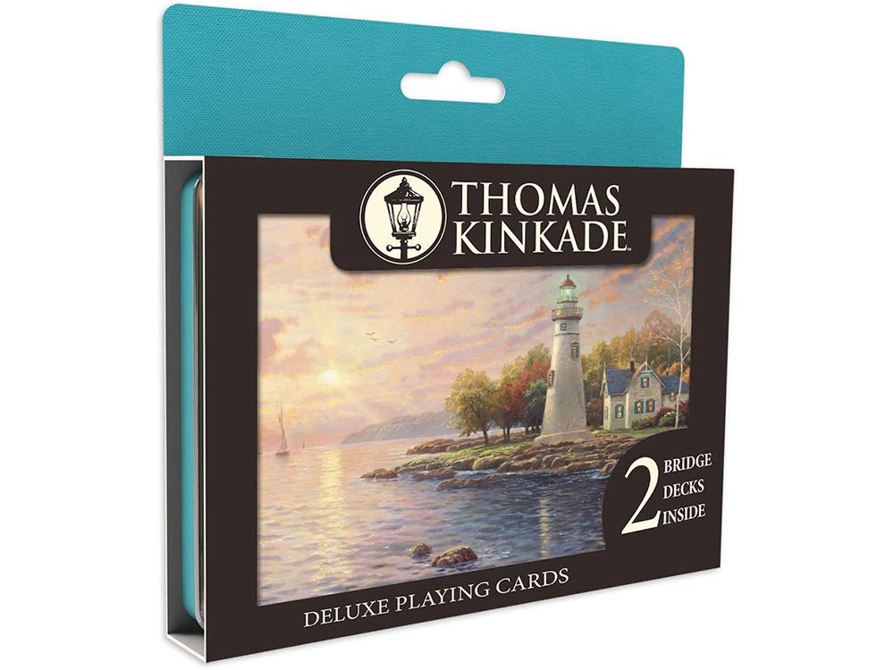 THOMAS KINKADE Dble.Deck Poker - Click Image to Close