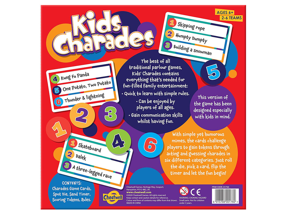 KIDS CHARADES GAME - Click Image to Close