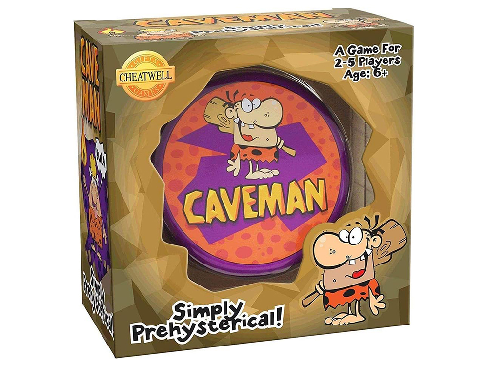 CAVE MAN CARD GAME IN TIN - Click Image to Close