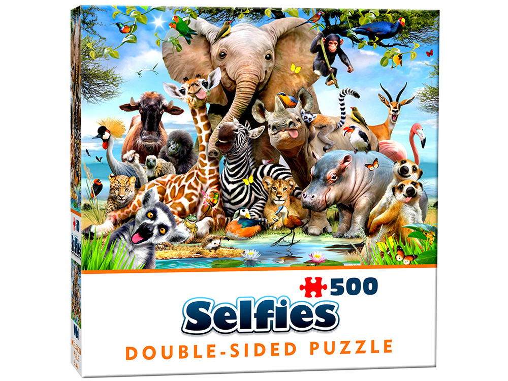 SELFIES D/SIDED 500pc WILD