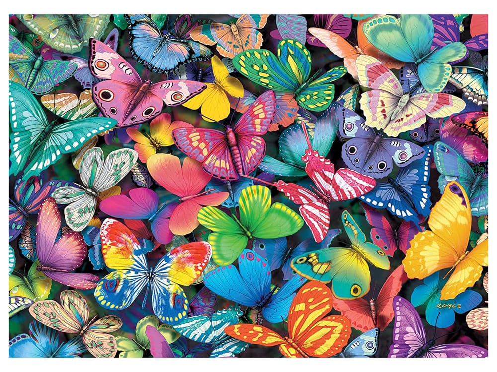 DOUBLE-TROUBLE 500pc BUTTERFLS - Click Image to Close