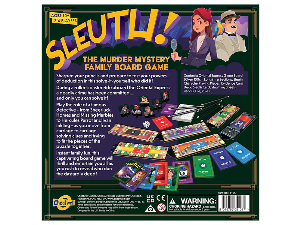 SLEUTH! Murder Mystery Board G - Click Image to Close