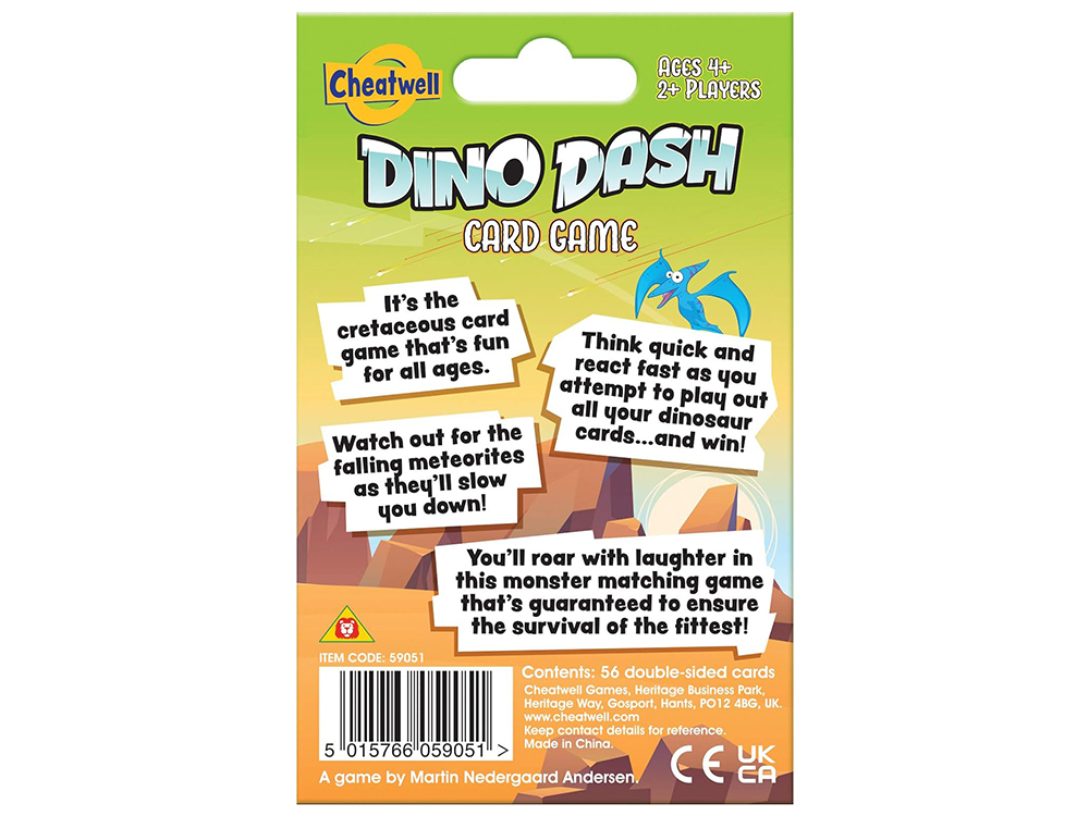 DINO DASH Cretaceous Card Game - Click Image to Close