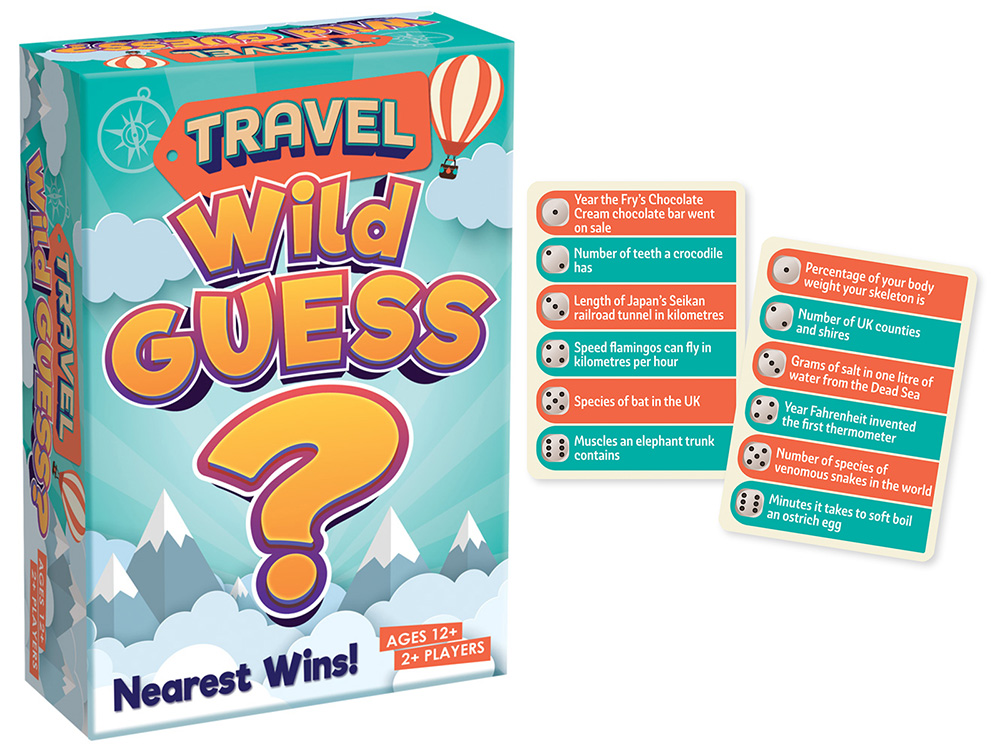 WILD GUESS TRAVEL Card Game