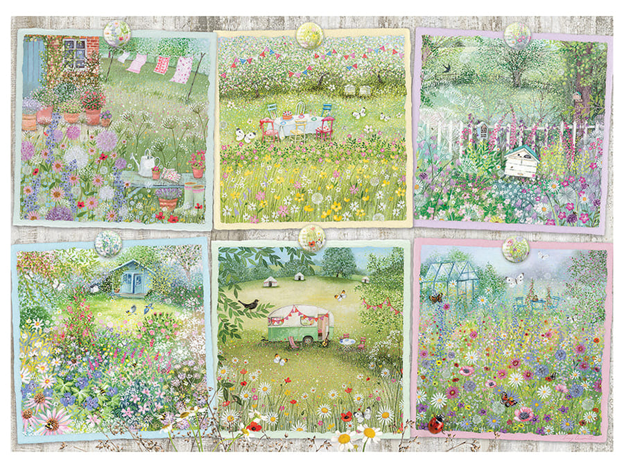 COTTAGE GARDENS 1000pc - Click Image to Close