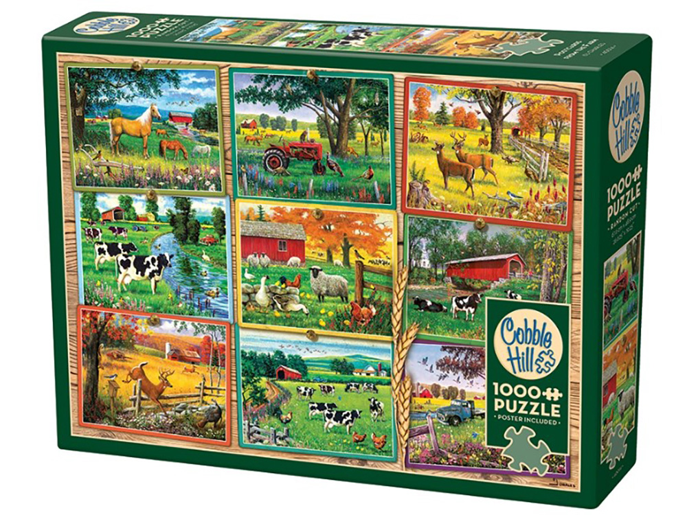 POSTCARDS FROM THE FARM 1000pc