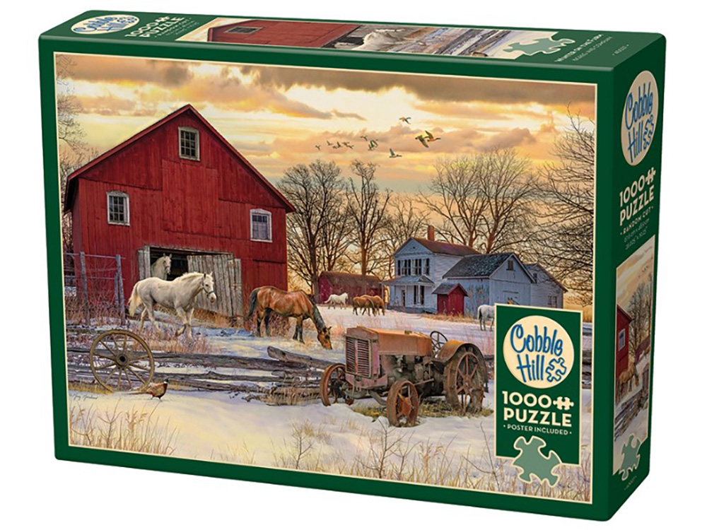 WINTER ON THE FARM 1000pc