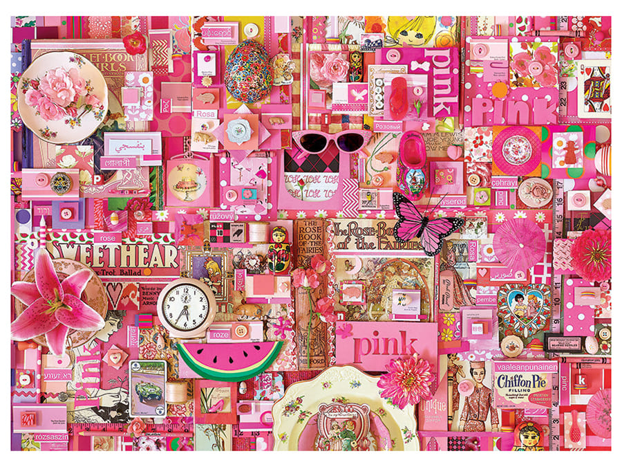 RAINBOW PROJECT 1000pc PINK - Click Image to Close