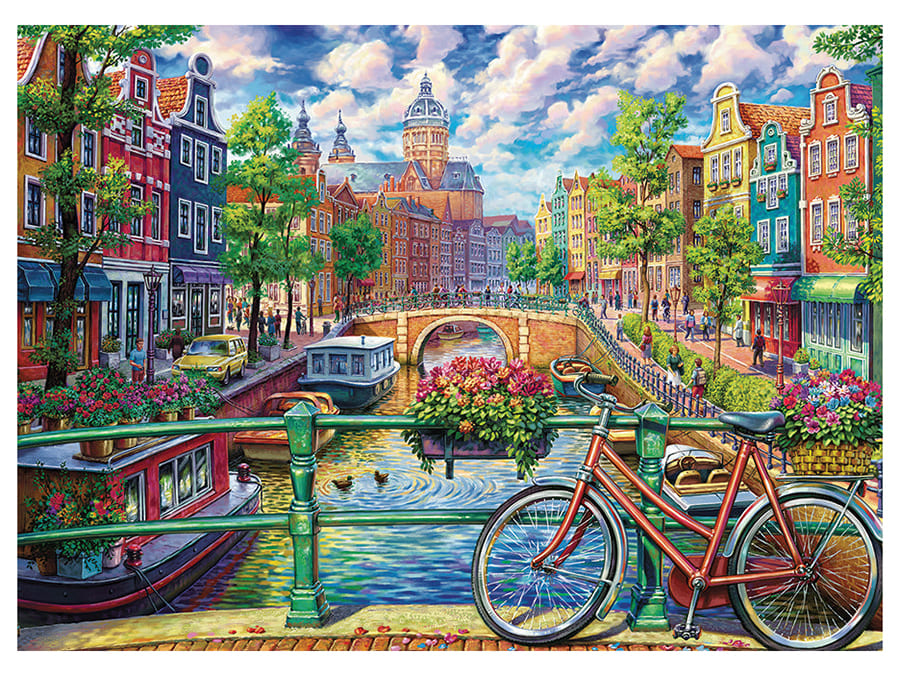 AMSTERDAM CANAL 1000pc - Click Image to Close