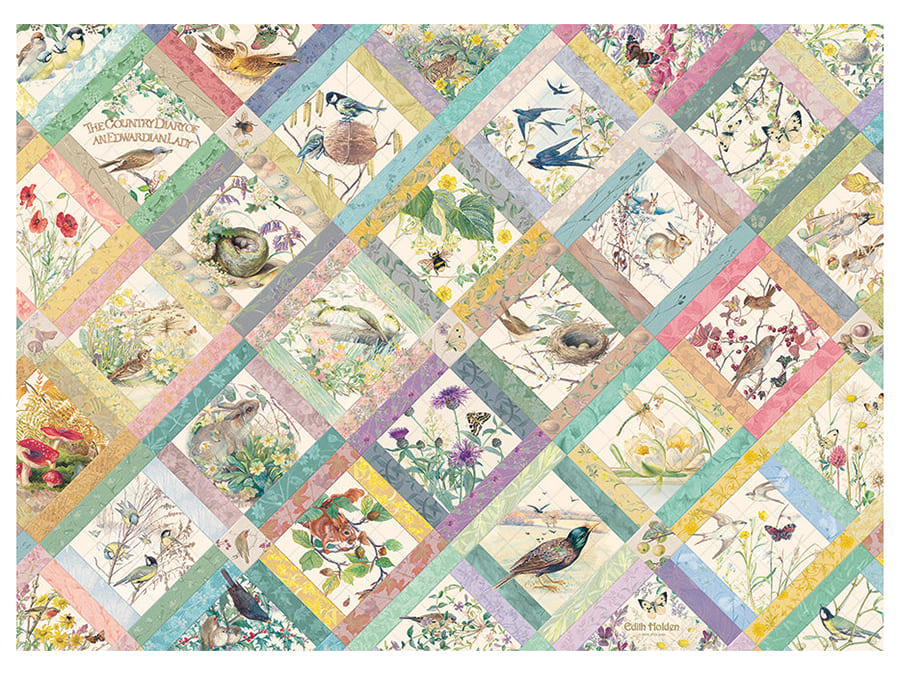 COUNTRY DIARY QUILT 1000pc - Click Image to Close