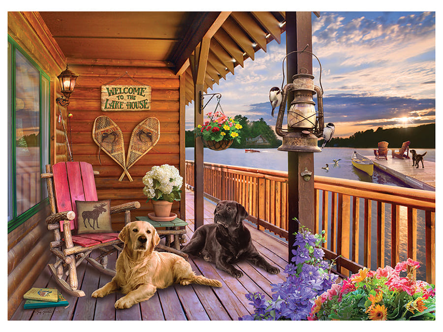 WELCOME TO LAKE HOUSE 1000pc - Click Image to Close