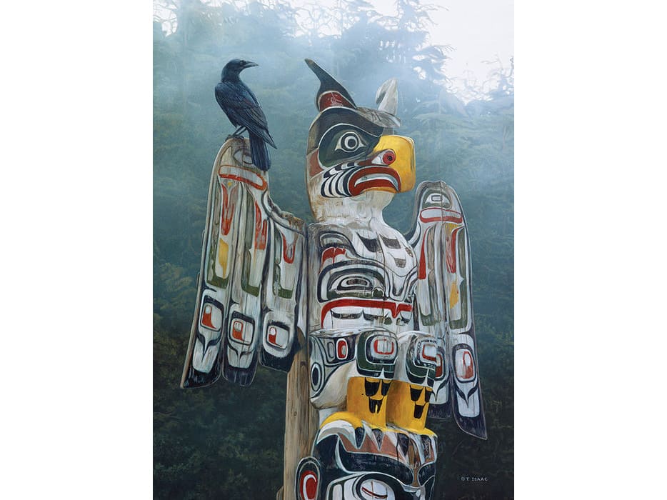 TOTEM POLE IN THE MIST 1000pc - Click Image to Close