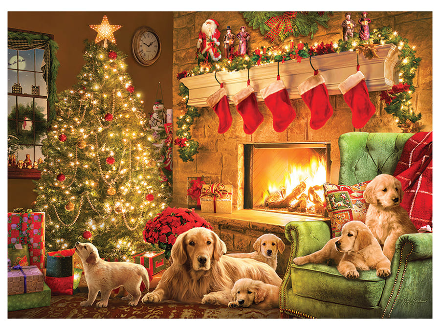 COZY FIREPLACE 1000pc - Click Image to Close