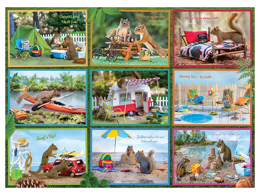 SQUIRRELS ON VACATION 1000pc - Click Image to Close