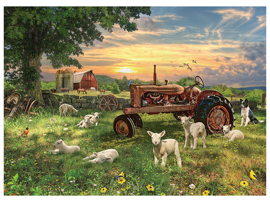 FIELD AT SUNRISE 1000pc - Click Image to Close