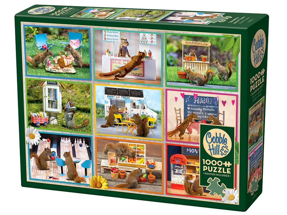 SQUIRRELS AROUND TOWN 1000pc