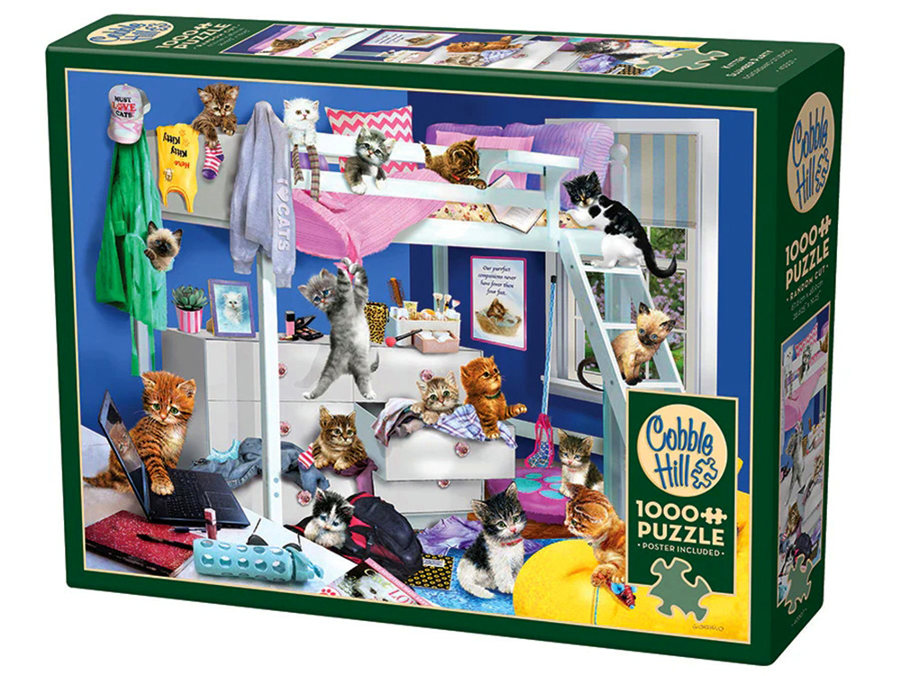 KITTEN SLUMBER PARTY 1000pc