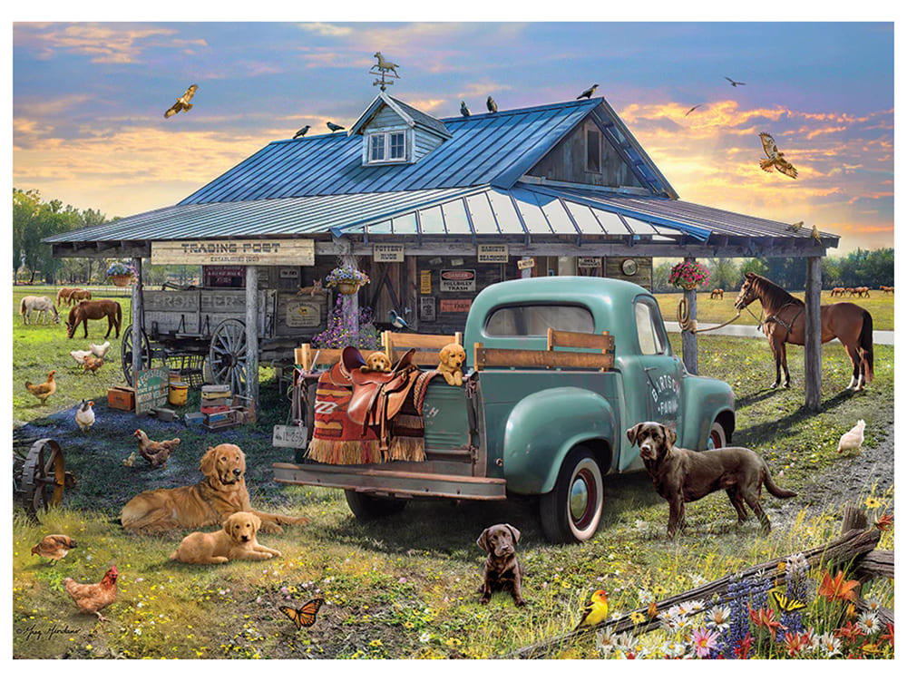 TRADING POST 1000pc - Click Image to Close