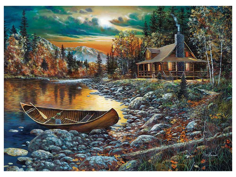 HIGH COUNTRY RETREAT 1000pc - Click Image to Close