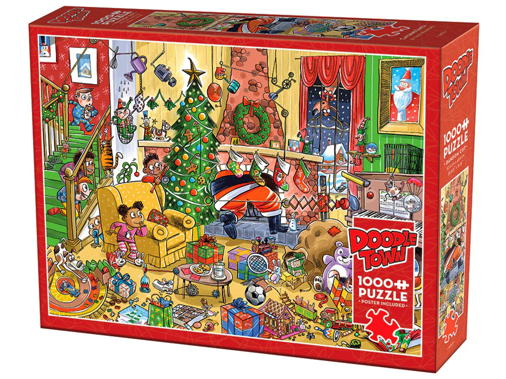 DOODLETOWN CATCHING SANTA 1000