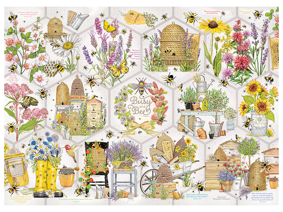 BUSY AS A BEE 500pc - Click Image to Close
