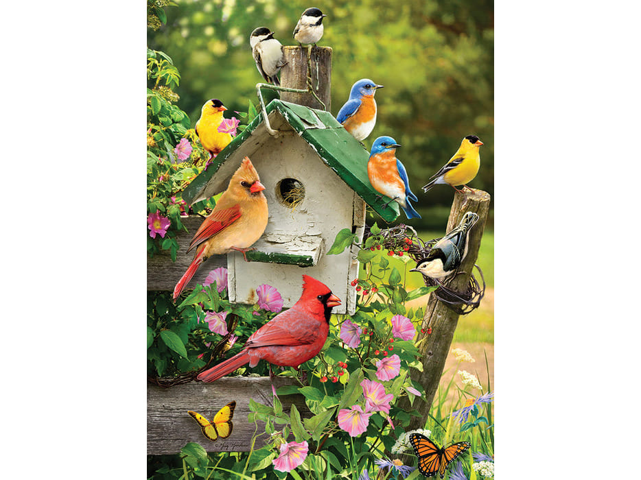 SUMMER BIRDHOUSE 500pc - Click Image to Close