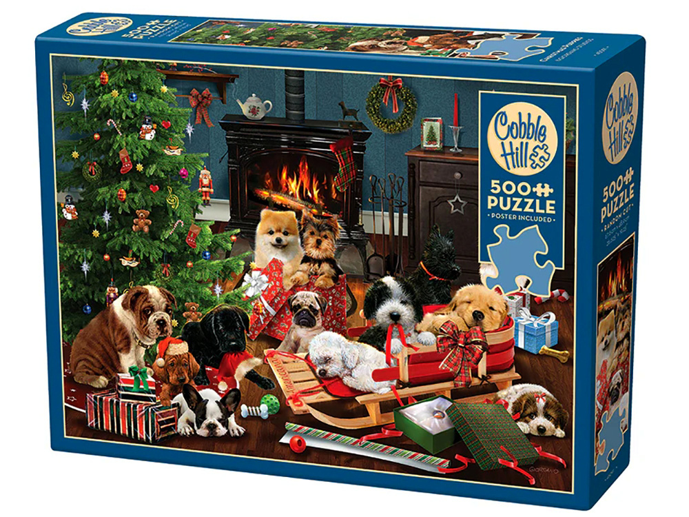 CHRISTMAS PUPPIES 500pc