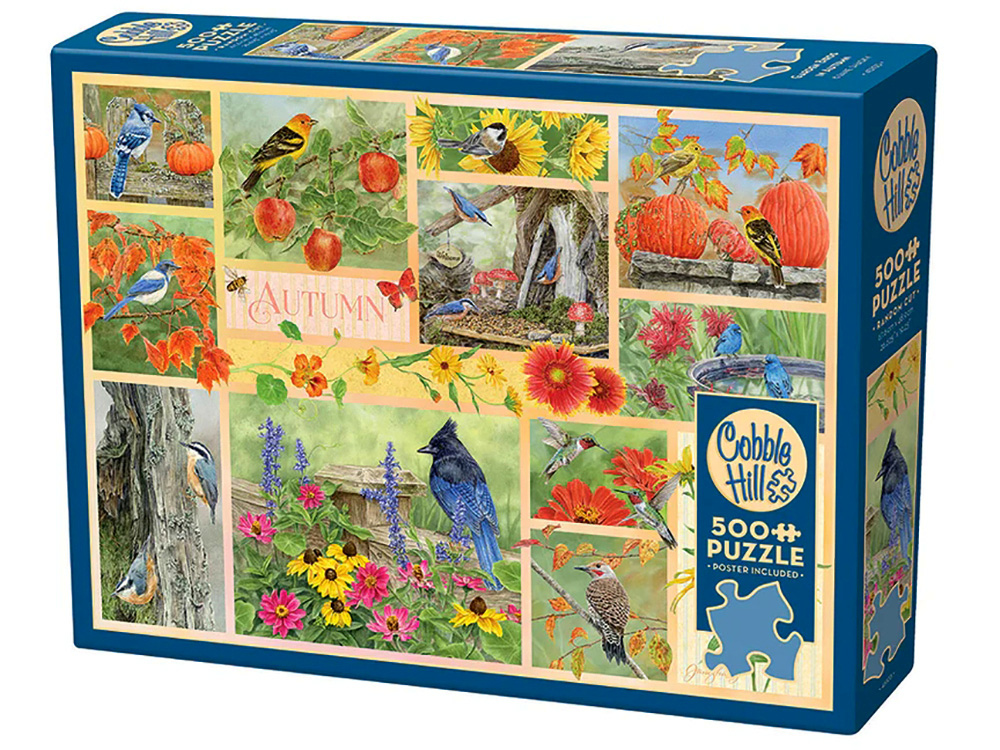 GARDEN BIRDS IN AUTUMN 500pc
