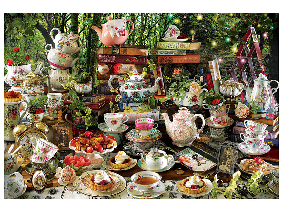 MAD HATTER'S TEA PARTY 2000pc - Click Image to Close