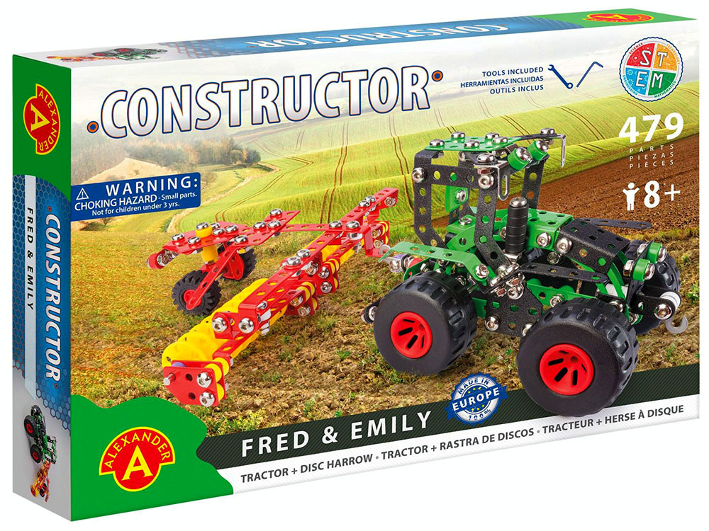 FRED & EMILY TRACTOR SET 479pc