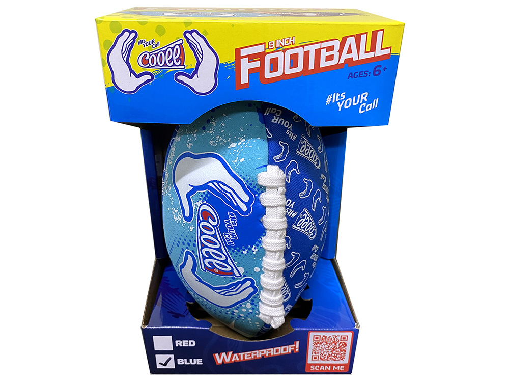 COOEE FOOTBALL 9" BLUE