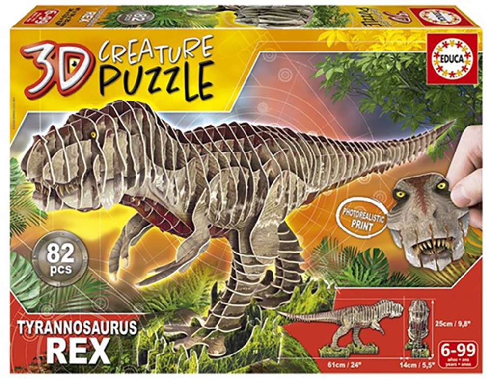 3D CREATURE PUZZLE T-REX